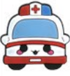 Ambulance Croc Charm